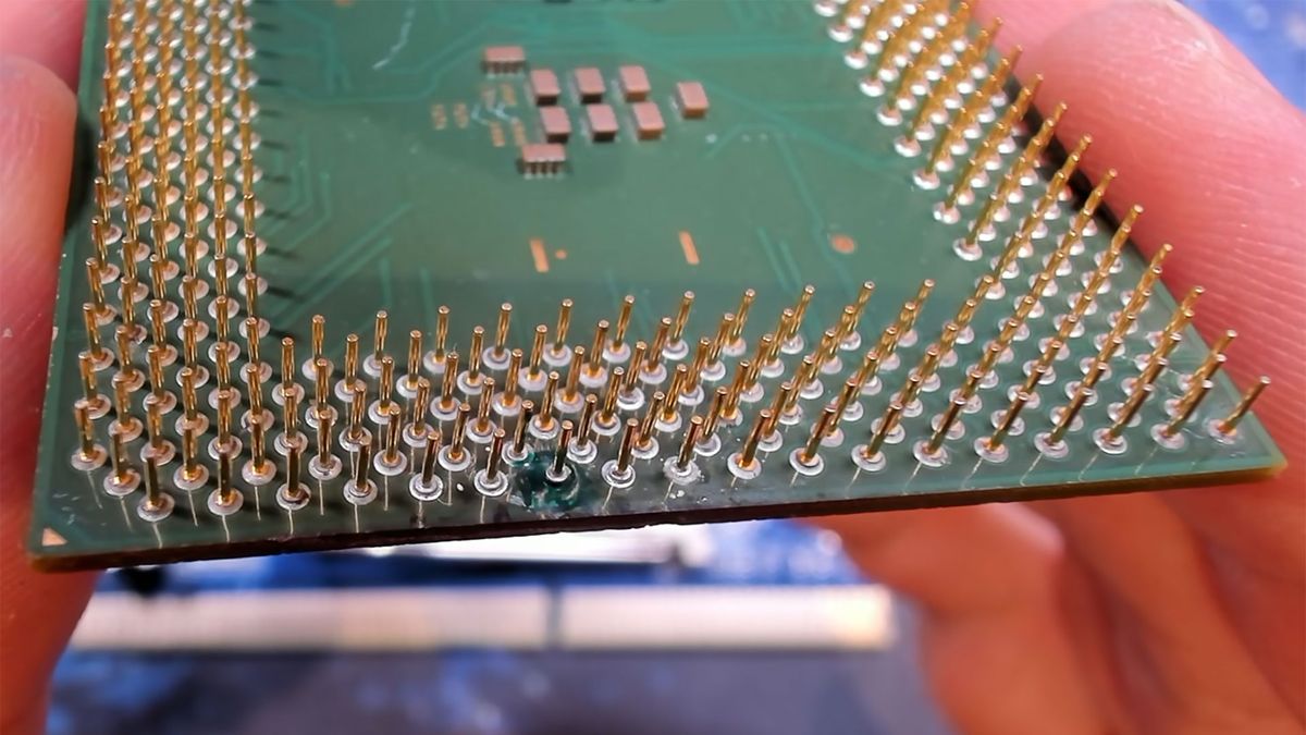 Intel Celeron 1200 (Tualitin) repair