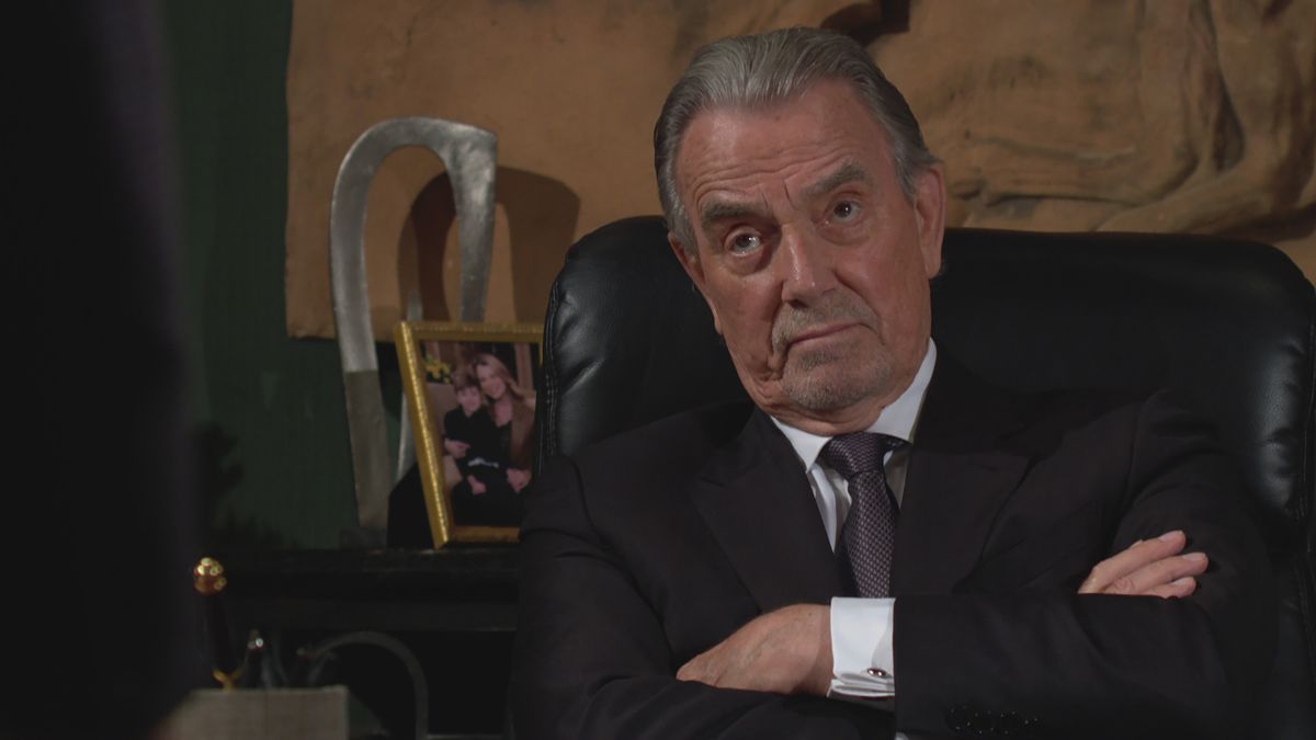 Eric Braeden as Victor upset in The Young and the Restless