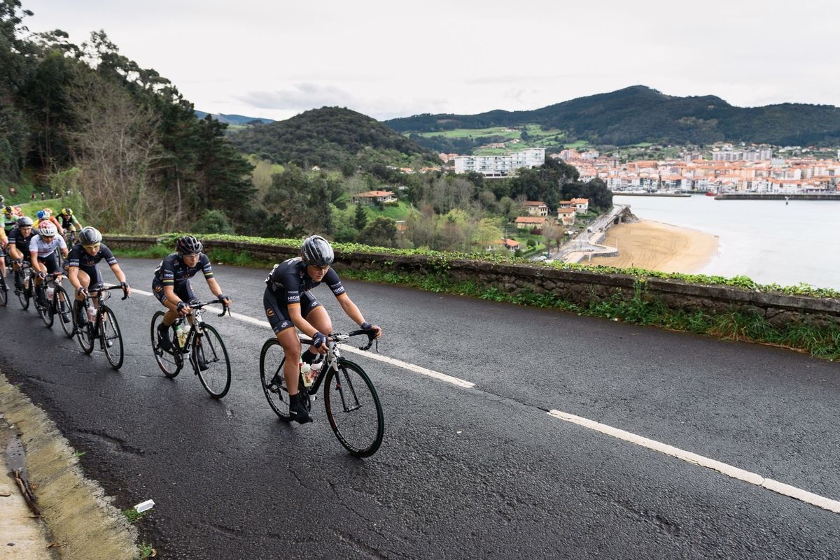 Wiggle Hi5 take the initiative along the coastline - Emakumeen Bira 2016 Stage 3 - A 105 km road stage starting and finishing in Berriatua, Spain on 16th April 2016.