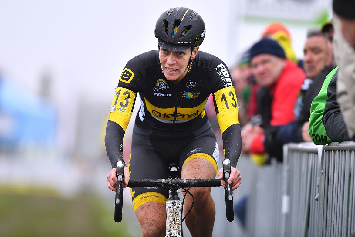 Ellen Van Loy once again finished on the podium