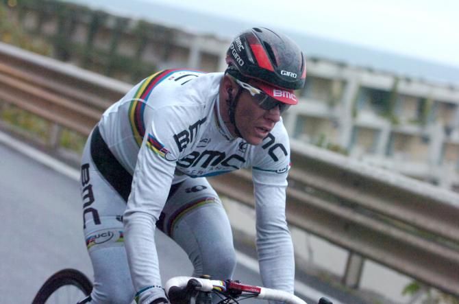 Philippe Gilbert (BMC Racing Team) tried a solo move but ran out of gas on the Poggio