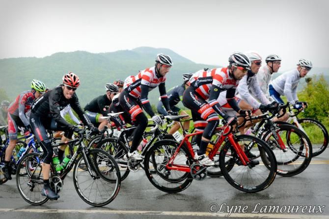 Cold rainy day for all including Tyler Wren (Jamis-Hagens Berman)