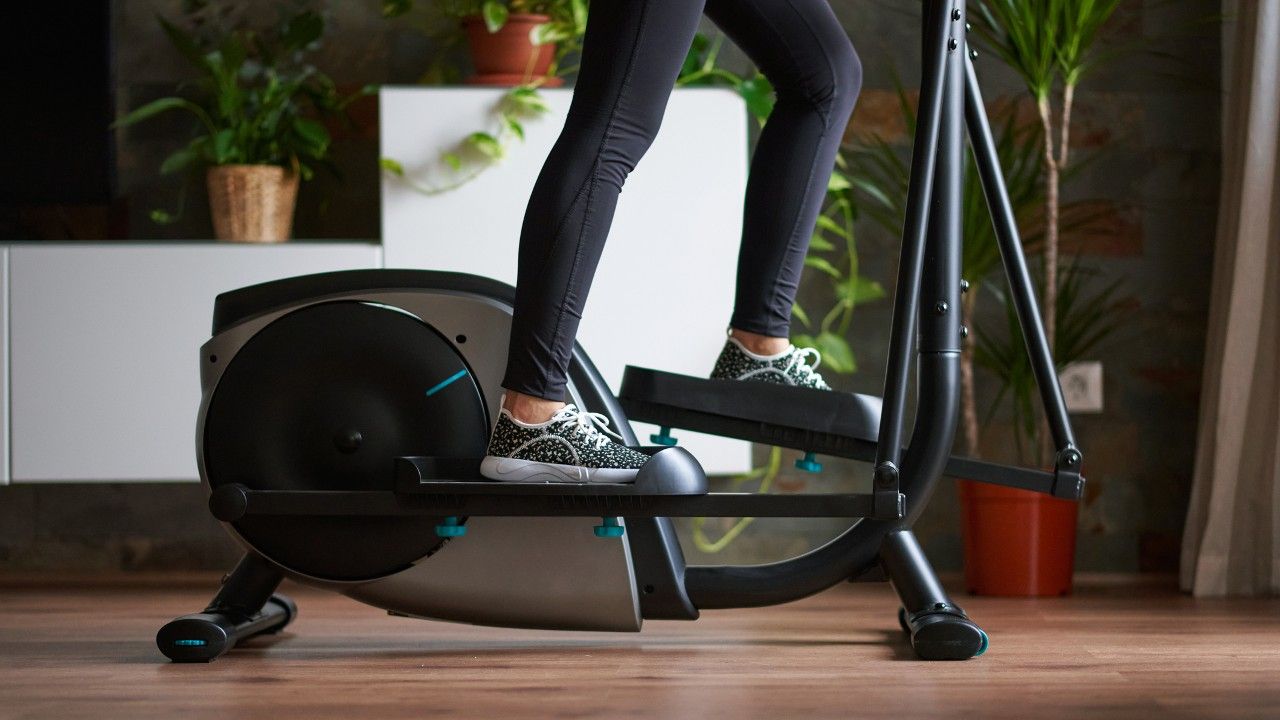 Elliptique Pliable Cardio – Vélo D'Appartement Avec Mouvement De Marche, Air Walker, Capacité 120 Kg