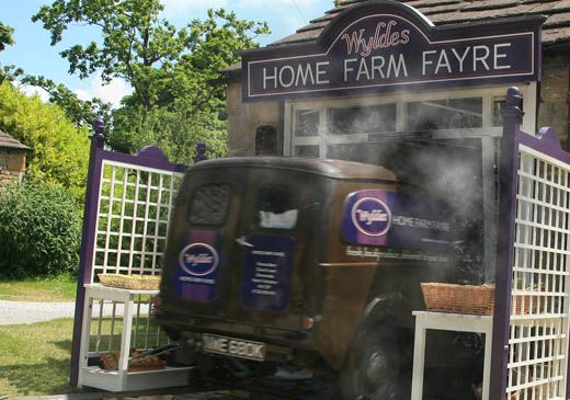 Rodney&#039;s van crashes into the farm shop