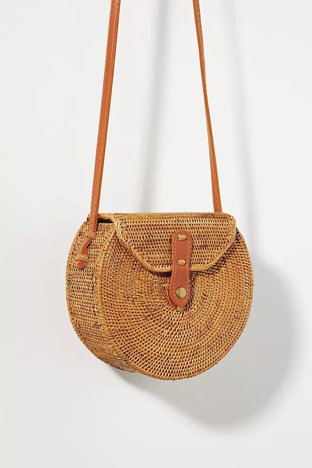 Anthropologie Bali Circle Crossbody Bag