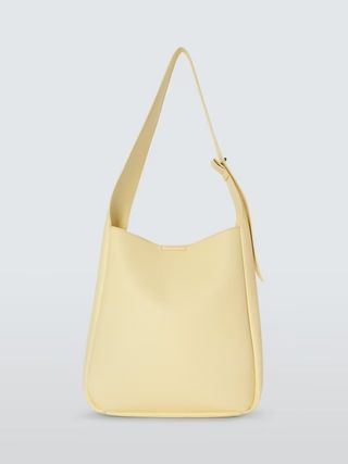 Anyday, North/South Faux Leather Hobo Bag, Soft Yellow