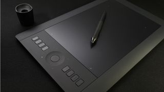 Side shot of a Wacom Intuos Graphics tablet