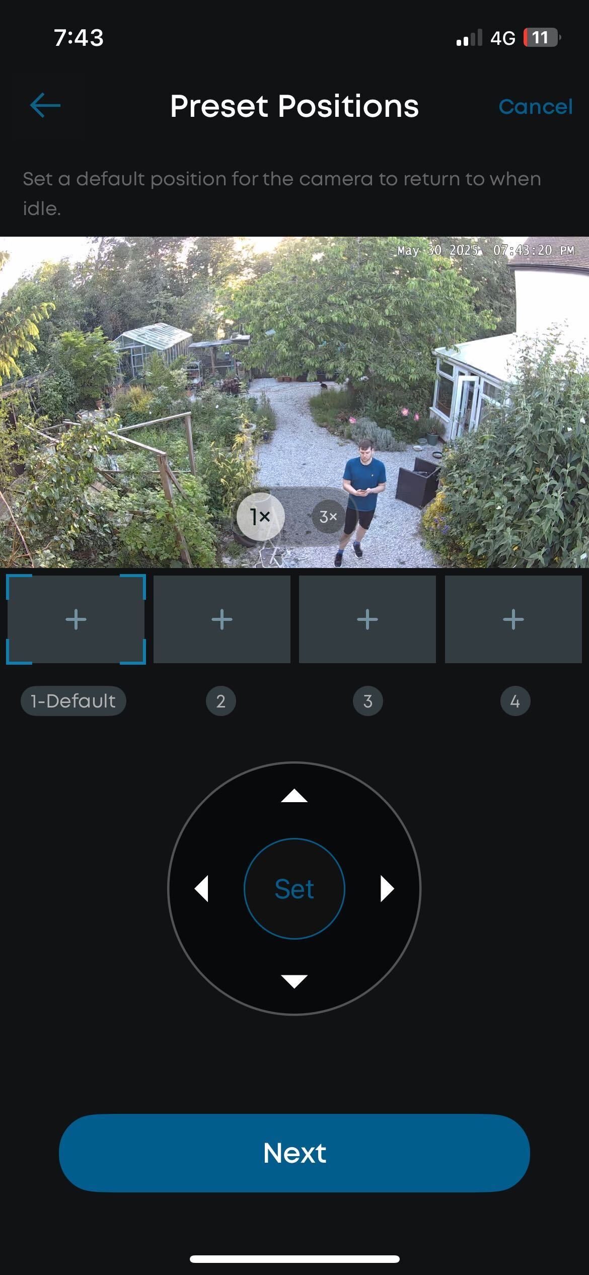 The view from a Eufy security camera