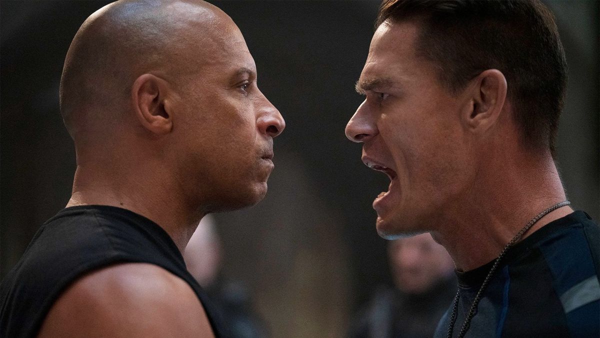 John Cena and Vin Diesel in Fast 9