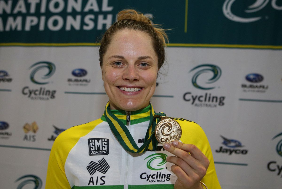 Ashlee Ankudinoff won the women's individual pursuit gold medal