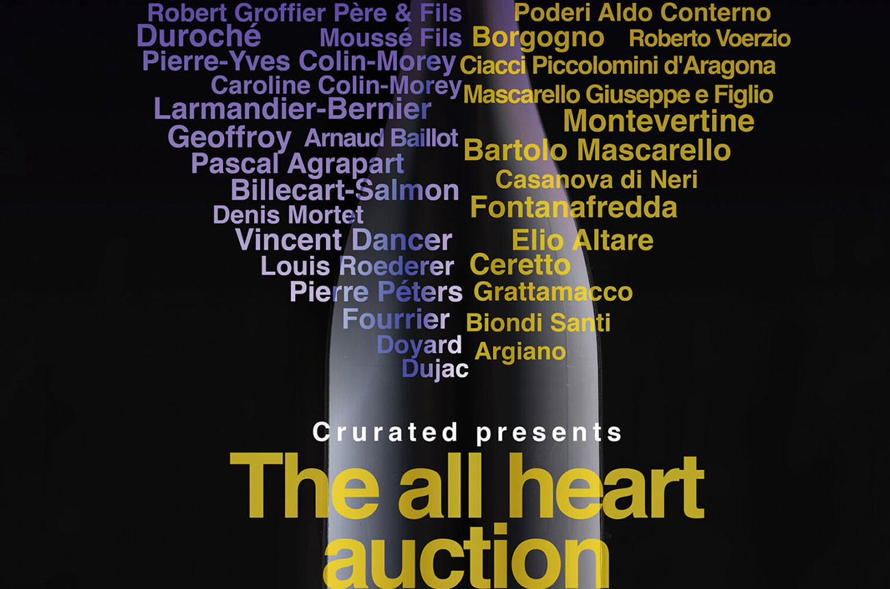 Crurated was one of those organising wine auctions in aid of Ukraine