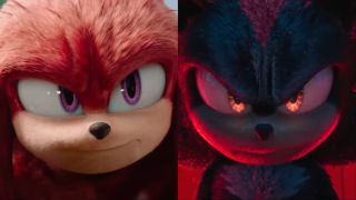 Knuckles and Shadow from Sonic the Hedgehog 3