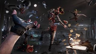Player lifts mutants and furniture into the air