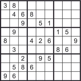 Sudoku puzzle