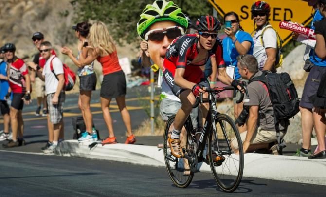 Peter Sagan bites Tejay van Garderen