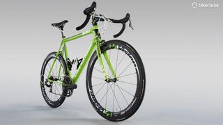 The Cannondale Supersix in limited edition green colour scheme