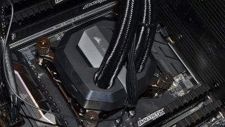 Liquid cooling is basically required for Skylake-X.