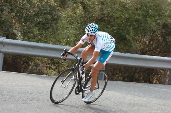 David Herrero (Xacobeo Galicia) was in pursuit of Boom when he went off the road.
