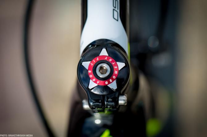The Specialized stem cap