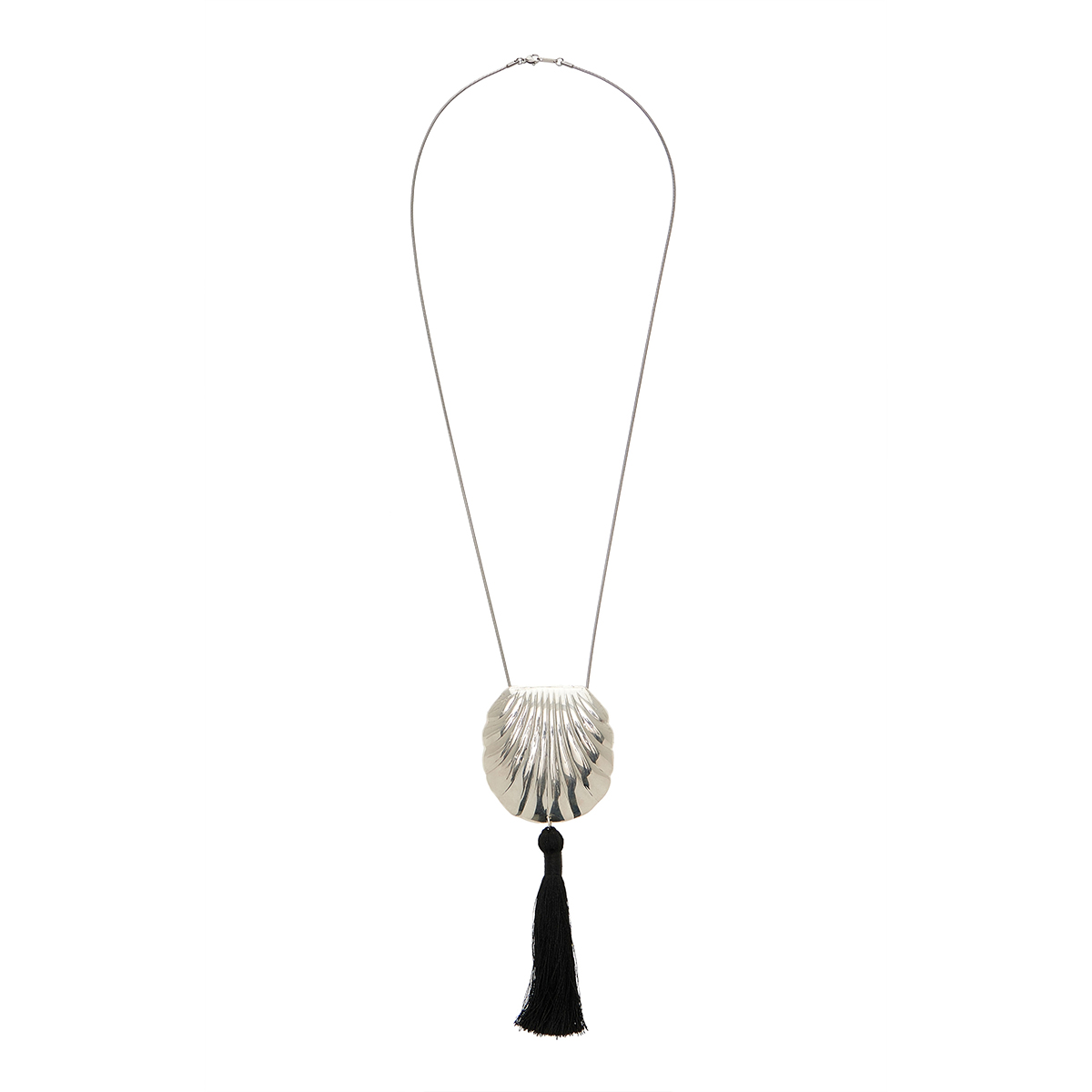 Exclusive Riviera Petra Tasseled Sterling Silver Necklace