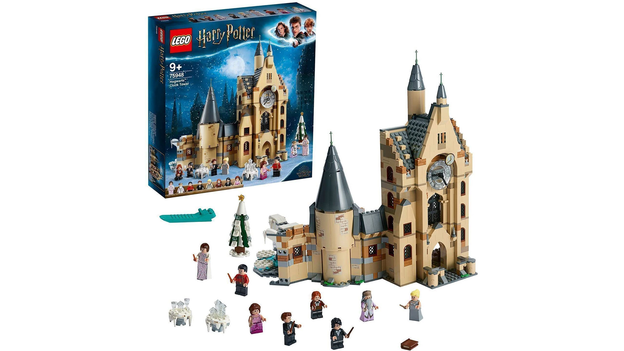 Harry Potter Hogwarts Castle Clock Tower Lego set