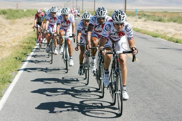 Race leaders Rock Racing had a lot on the line, so it put its entire team at the front of the line to preserve it.