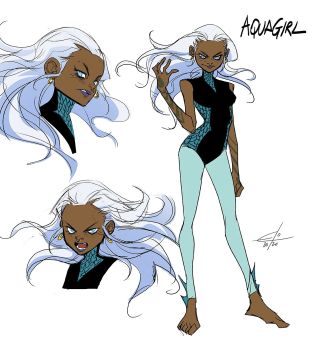 Teen Justice character designs by Eleonora Carlini