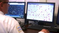 Police monitor ShotSpotter and other crime detection programs at the Chicago Police Department 7th District's Strategic Decision Support Center.