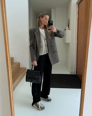 woman in corporate professional outfit