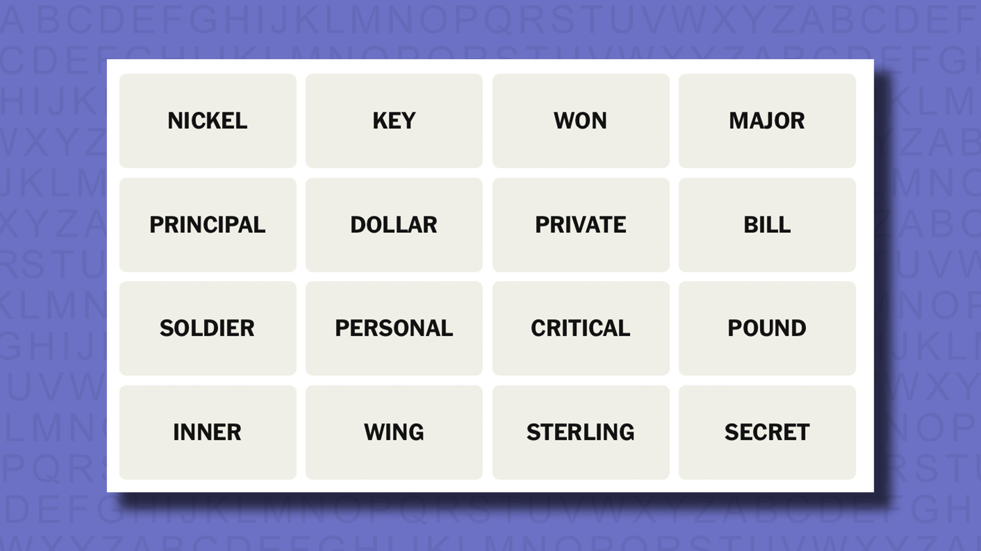 NYT Connections hints for game 825 on a purple background