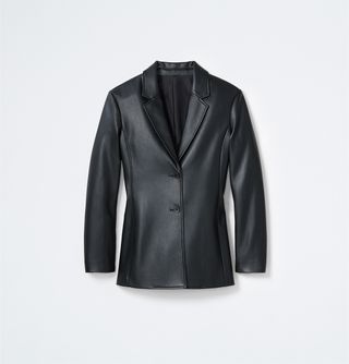 Calvin Klein Slim Leather Blazer