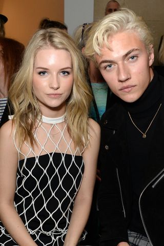 Lottie Moss And Lucky Blue Smith At London Fashion Week