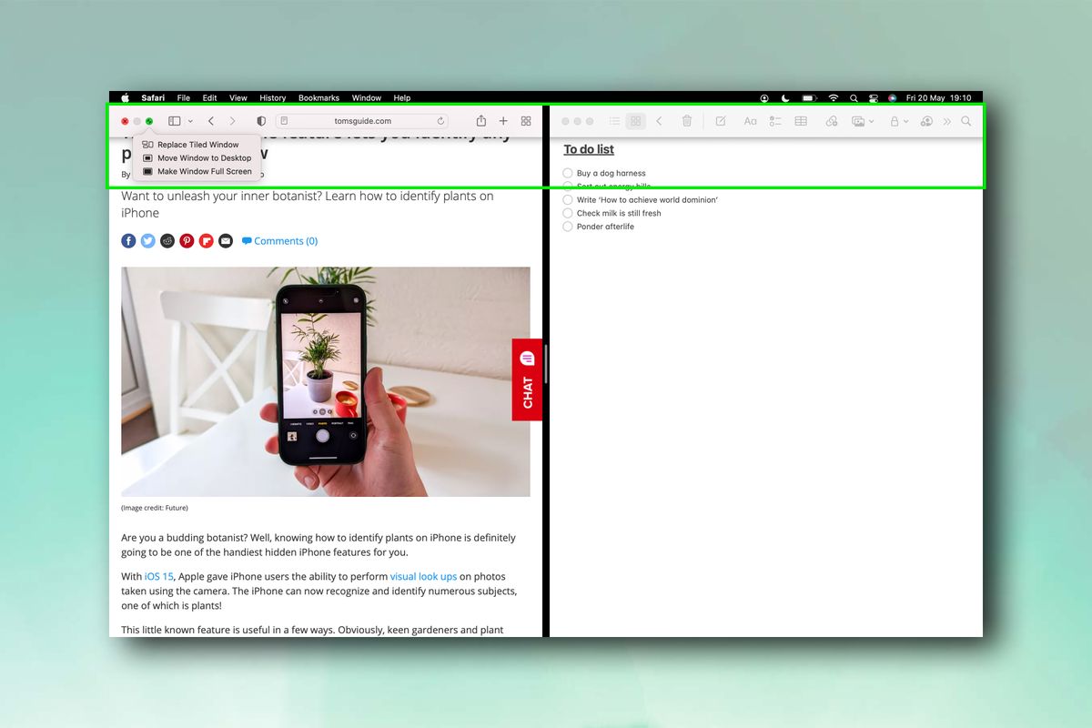 How to split your screen on Mac | Tom's Guide