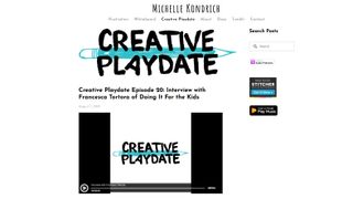 Creative Playdate homepage