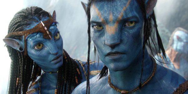 Jake and Neytiri in Avatar