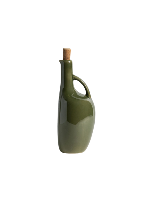 Gharyan Enameled Stoneware Olive Oil Bottle