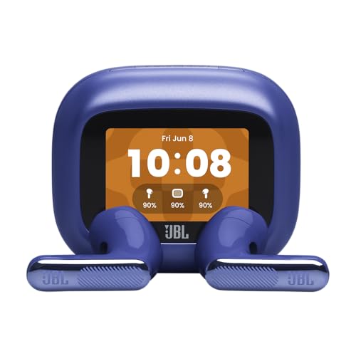 Jbl Live Flex 4, True Wireless Noise Cancelling Earbuds, Blue