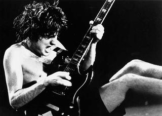 Angus Young onstage