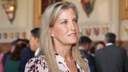 Sophie, Duchess of Edinburgh attends a reception for the King's Award for Enterprise at Windsor Castle on June 12, 2025
