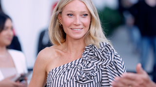 Gwyneth Paltrow attends Veuve Clicquot Celebrates 250th Anniversary with Solaire Exhibition on October 25, 2022 in Beverly Hills, California