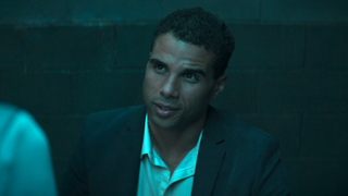 Mason Gooding being interrogated in Heart Eyes