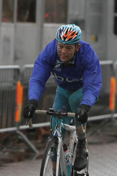 Former race leader Steve Chainel struggled in six minutes behind.