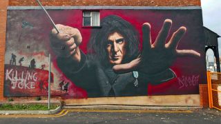 Jaz Coleman mural in Cheltenham 