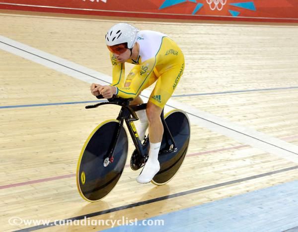 Glenn O'Shea (Australia) in the pursuit in the men's omnium.