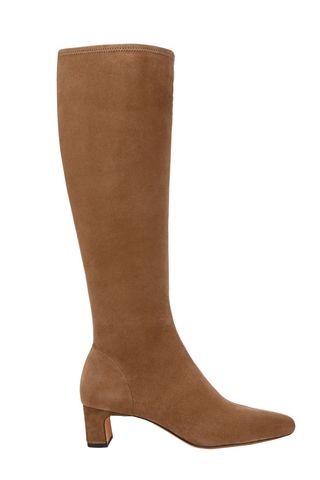 Saira Suede Kitten Knee Boots