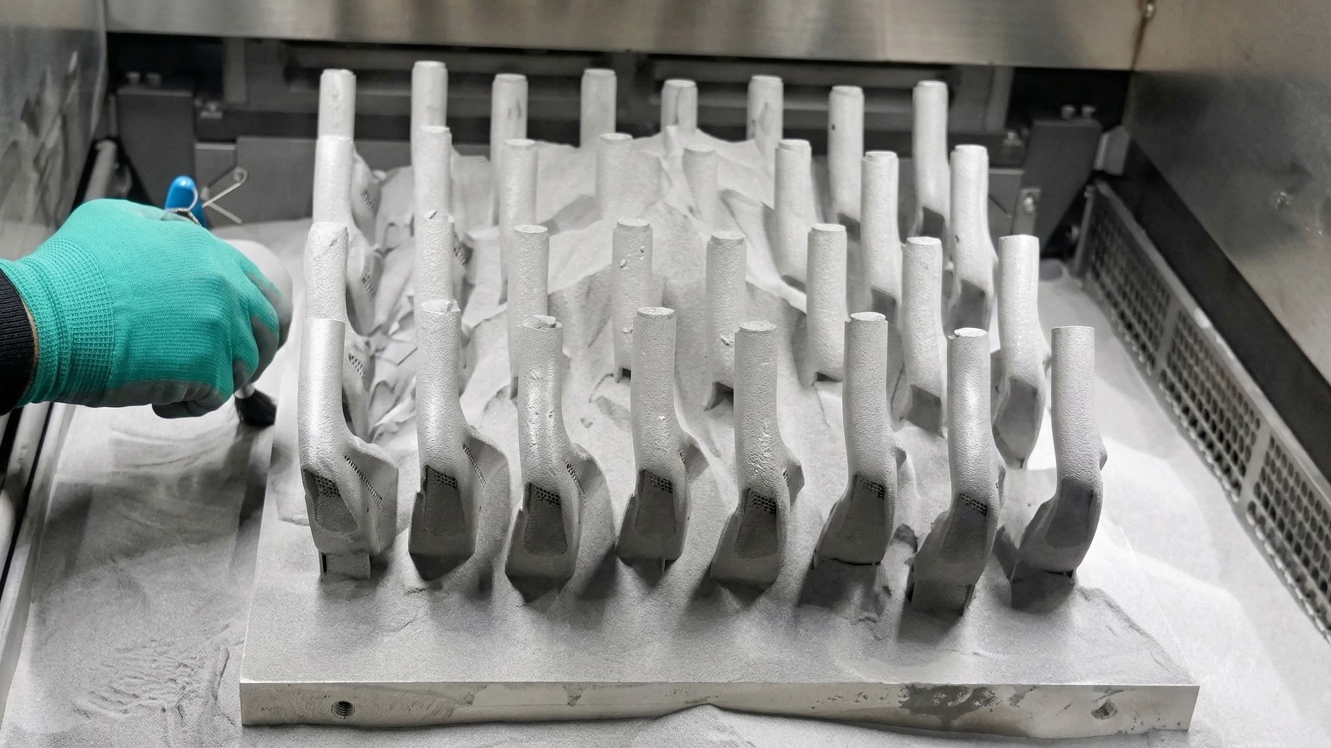 Photo of the printing process