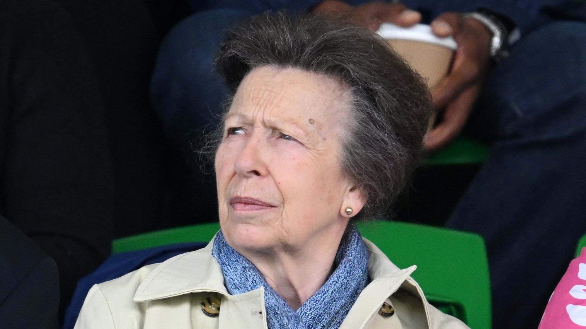 Anne, Princess Royal attend the Athletics on day seven of the Glasgow 2026 Commonwealth Games at Scotstoun Stadium on July 30, 2026