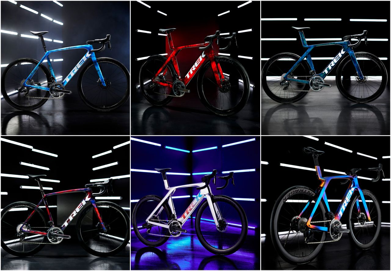 Trek Project One ICON TdF edition collage