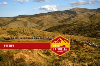 ALTO-DE-MONCALVILLO, SPAIN - OCTOBER 28: Peloton / Landscape / Autumn / Mountains / during the 75th Tour of Spain 2020, Stage 8 a 164km stage from LogroÃ±o to Alto de Moncalvillo 1490m / @lavuelta / #LaVuelta20 / on October 28, 2020 in Alto de Moncalvillo, Spain. (Photo by David Ramos/Getty Images)