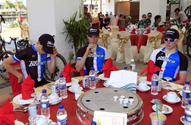 Theo Bos and his Blanco teammates
